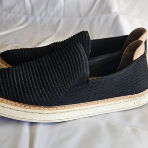 UGG Women's Sammy Rib-Knit Mesh Slip-On Sneakers in Black